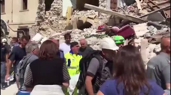 Italy quake kills dozens; towns left in ruins