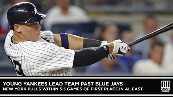 Young Yankees carry team past Blue Jays
