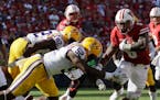 Wisconsin's Corey Clement runs during the second half of an NCAA college football game against LSU Saturday, Sept. 3, 2016, in Green Bay, Wis. Wiscons