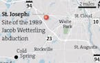 Map: Key sites in Jacob Wetterling abduction