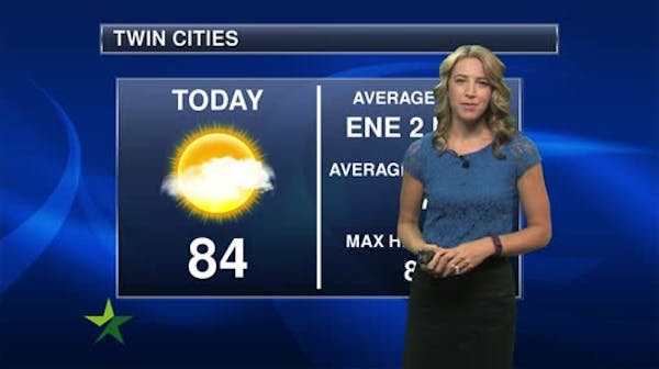 Morning forecast: Partly sunny, low 80s