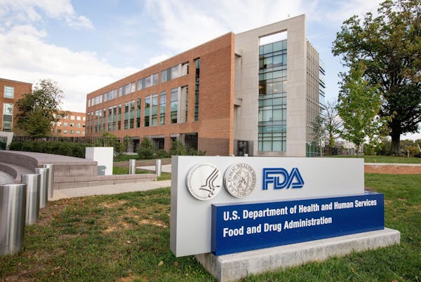 FILE - This Oct. 14, 2015, file photo shows the Food and Drug Administration campus in Silver Spring, Md.