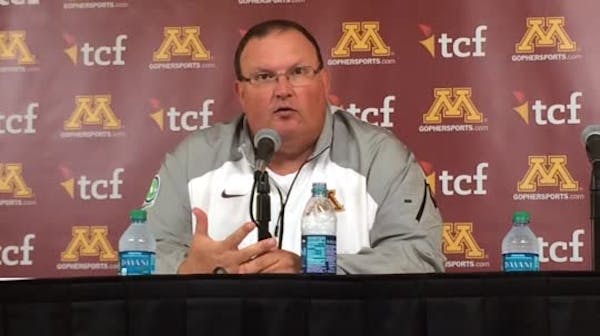 Claeys pleased how Gophers offense responds when opponent scores