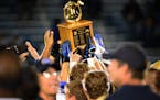 Wayzata received the Bay Bell trophy, part of the rivalry between these two teams. Wayzata beat Minnetonka 14-0. Friday, September 28, 2012