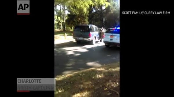 Video shows deadly N.C. police encounter