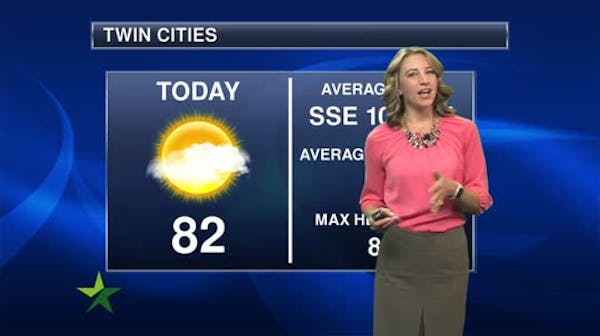 Morning forecast: Sunny and upper-70s