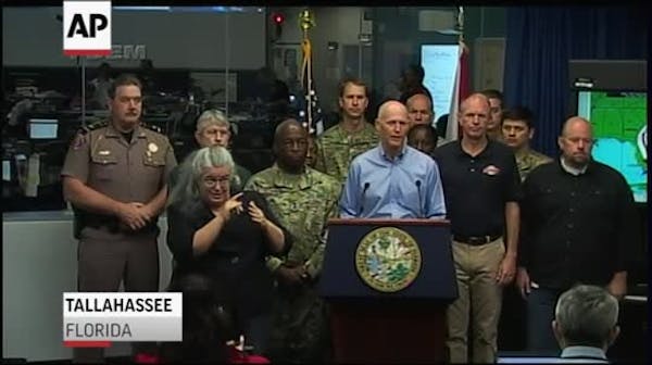 Fla. governor makes dire hurricane warning