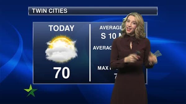 Morning forecast: Breezy and mild