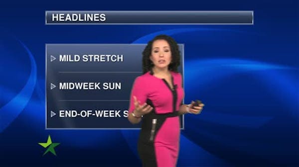 Afternoon forecast: Mild stretch continues; high near 60