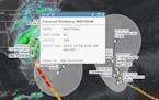 Hurricane tracker map