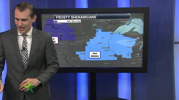 Evening forecast: Low of 35; be on the lookout for frost