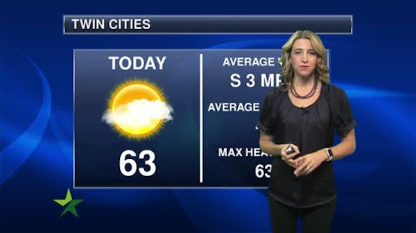 Morning forecast: Partly sunny and warmer