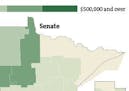 Campaign spending by legislative district