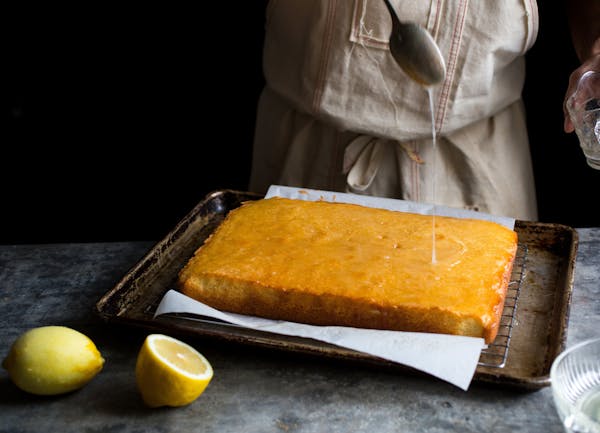 Lemon drizzle cake is one of the classic desserts repopularized thanks to “The Great British Bake Off.”