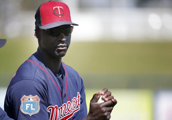 LaTroy Hawkins at spring training in February
