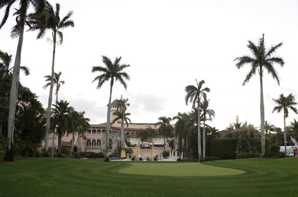 The Mar-A-Lago Club, owned by Republican presidential candidate Donald Trump, is seen in Palm Beach, Fla. on March 11, 2016.