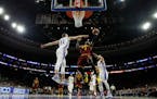 Cleveland Cavaliers' Kyrie Irving in action during an NBA basketball game against the Philadelphia 76ers, Sunday, Nov. 27, 2016, in Philadelphia. (AP 
