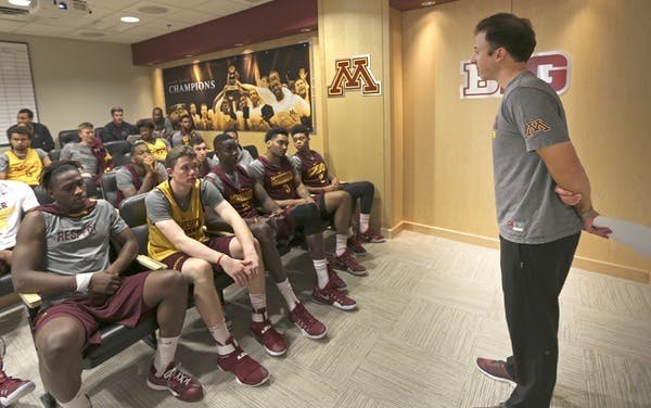 Richard Pitino talked to his team recently.