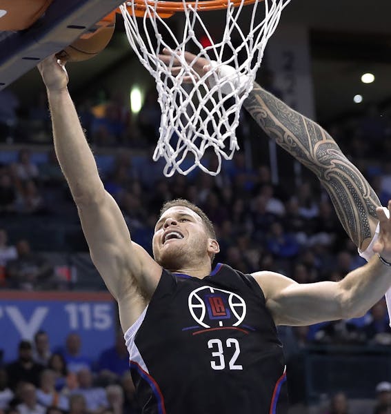 Blake Griffin is averaging 19.6 points and 10.1 rebounds going into Friday’s game.