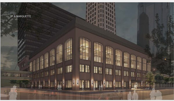 A rendering of the new TCF building.