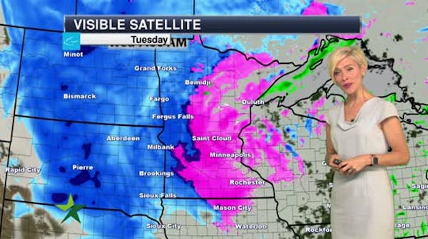 Evening forecast: Low of 35; clouds building ahead of precip Wednesday