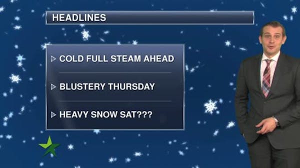 Evening forecast: Low of 17; more light snow and windy