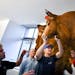 Republican Senator Julie Rosen's mounted bull Cooper was very gently removed from her office in the state Office Building and carefully wrapped for th