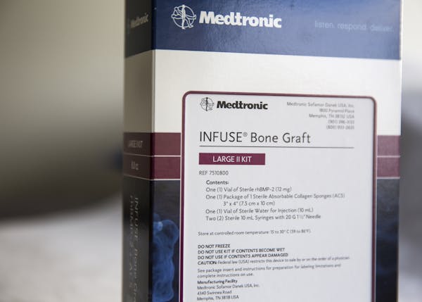 Medtronic says the claims against its Infuse product, above, are “baseless.”