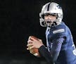 Champlin Park senior Chad Costello completed 36 of 43 passes for 423 yards in the Class 6A quarterfinals against Rosemount and threw three touchdowns.