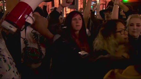 West Coast protests after Trump election