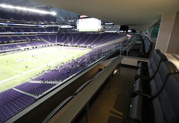 Minnesota Sports Facilities Chair Michele Kelm-Helgen controls two lower level suites at U.S. Bank Stadium with almost 40 available seats per game or 