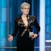 Meryl Streep accepting the Cecil B. DeMille Award at the 74th Annual Golden Globe Awards on Jan. 8, 2017.
