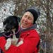 Kirsten Storlie reunites with her 3-year-old dog Dasher, who was lost for 8 days in the Minnesota Valley National Wildlife Refuge, on Saturday, Dec. 1