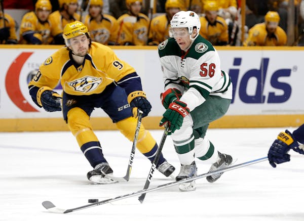 Wild center Erik Haula, who has missed three games because of a lower-body injury, is expected to travel to Nashville and participate in the team’s 