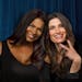 Nia Long, left, and Idina Menzel in “Beaches,” which premieres tonight.