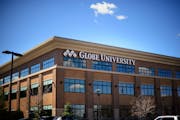 Globe University in Woodbury, shown in April 2015.