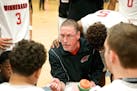 Minnehaha Academy boys' basketball coach Lance Johnson and the Redhawks visit Caledonia on Friday for a game between the No. 1 and No. 2-ranked teams 
