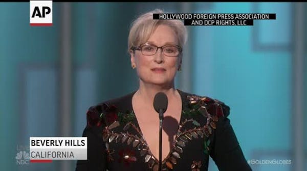 Meryl Streep rebukes Trump at Golden Globes