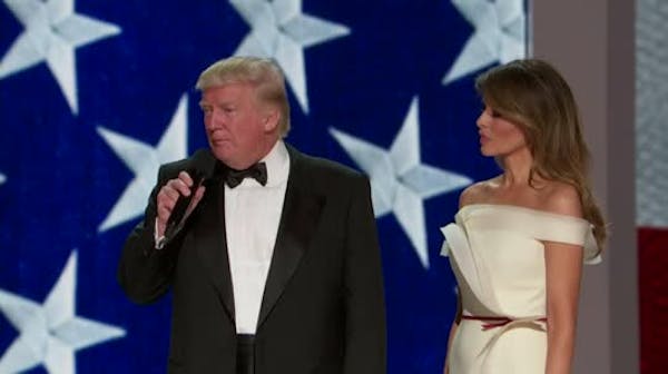 Trumps dance to 'My Way' at Inaugural Ball