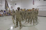 In July 2013, friends and family at the Roseville Armory welcomed 24 soldiers from the 147th Financial Management Support Company after they returned 
