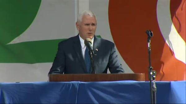 Vice President Pence takes stage at March for Life