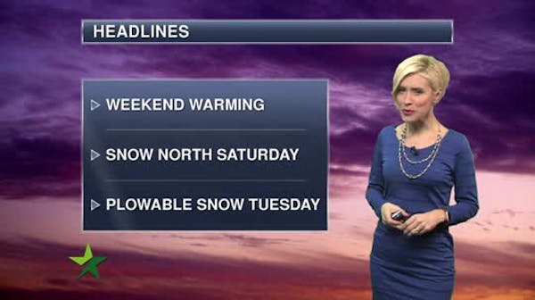 Evening forecast: Low of 6 feels like 6 more weeks of winter are ahead