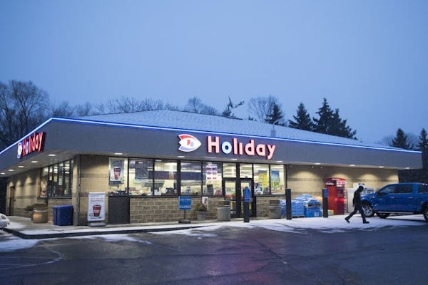 A Holiday gas station near the intersection of County Road 81 and Wilshire Blvd. in Crystal.
