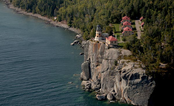 The Split Rock Lighthouse on the shore of Lake Superior. President Donald Trump's spending plan would kill a program to restore the Great Lakes as par