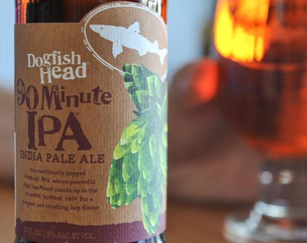 Dogfish Head's 90 Minute IPA is one of the beers the brewery will soon be selling in Minnesota.