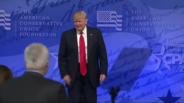 CPAC enthusiastically welcomes Trump