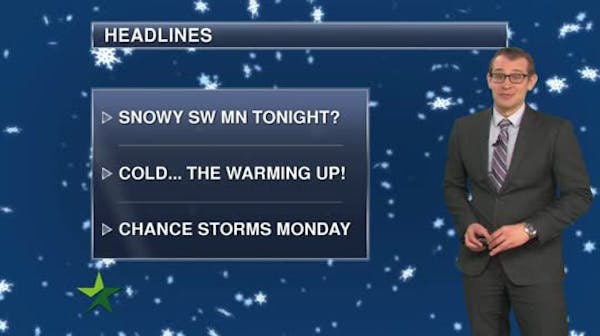 Afternoon forecast: Partly cloudy, low-30s