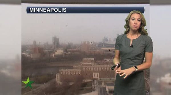 Afternoon forecast: Cloudy, mild, showers developing