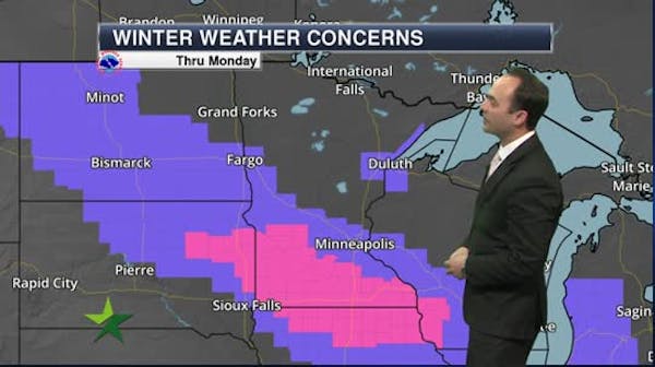 Forecast: Snow starting in afternoon