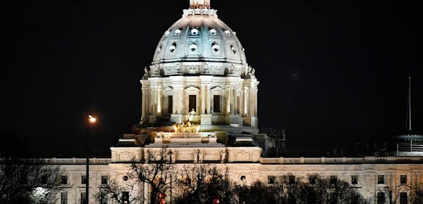 The Minnesota State Capitol sits quiet in the early morning hours, a few days before legislators returned from Easter Passover break.